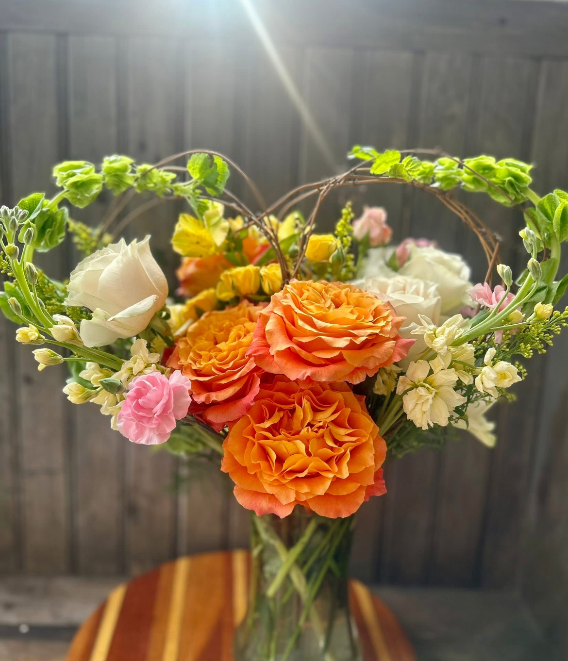 All My Heart ~ Dozen Garden Roses